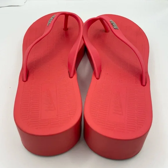 Melissa vegan sun venice platform sandals red/orange women’s Size 6 - Picture 4 of 11